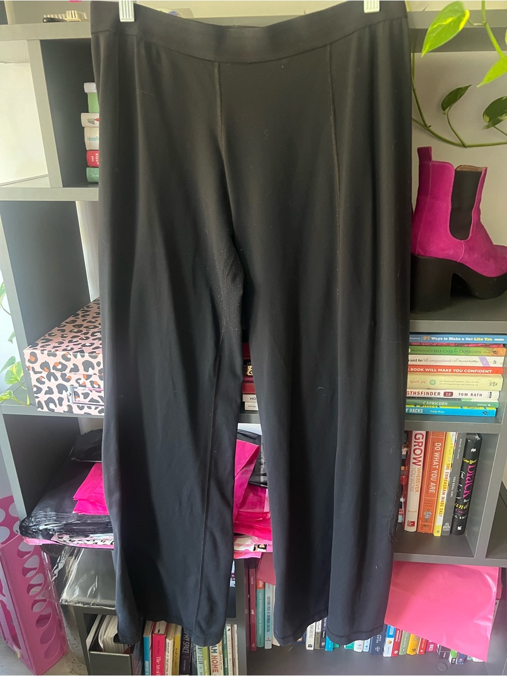 lululemon athletica Black Boot-Cut Yoga Pants